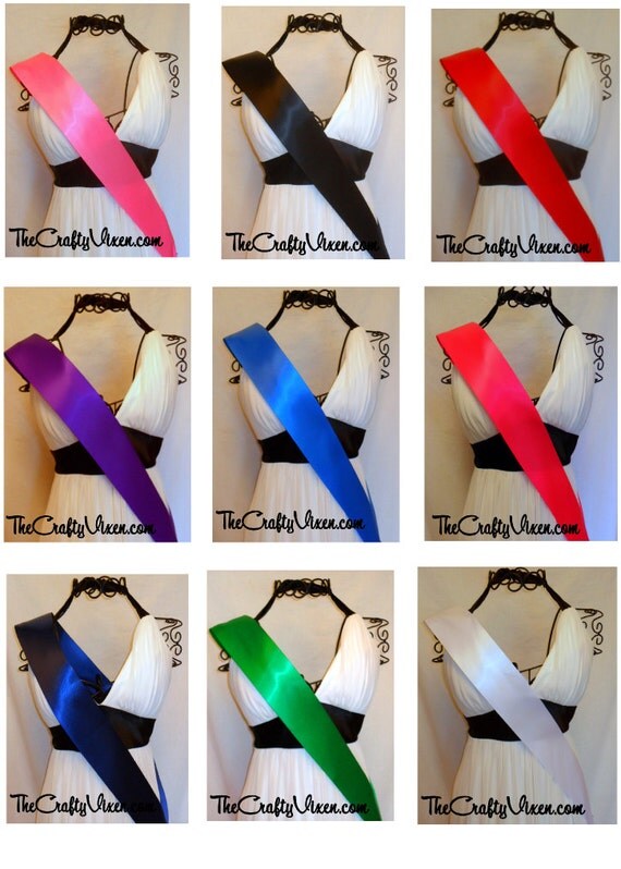 Blank Sash 11 Color Options