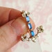 Vintage Rhinestone Anchor Brooch