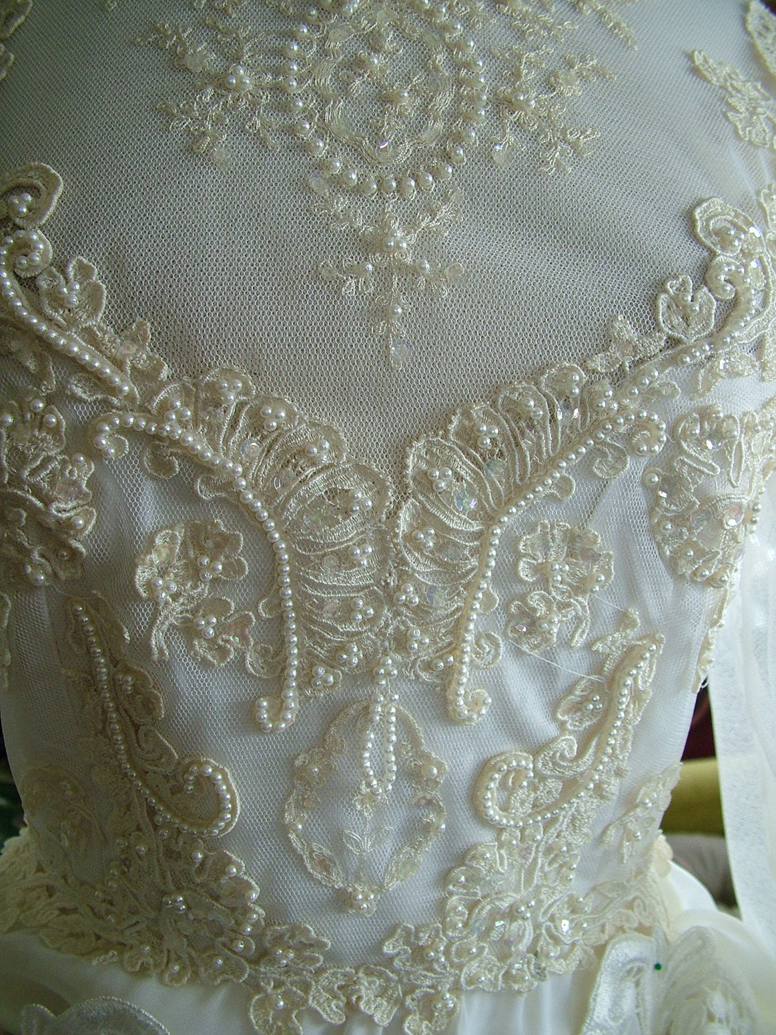 Vintage Wedding Dress Altered art wedding gown steampunk