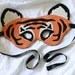 fleece tiger mask