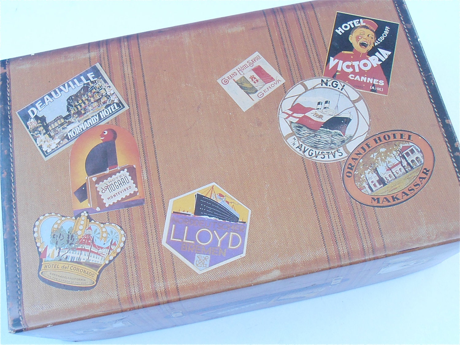 vintage travel stickers retro travel labels art deco luggage