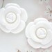 2pcs - XL White Camellia Decoden Cabochon (49mm) FXL10004