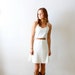Vintage cream/ white spaghetti strap summer dress
