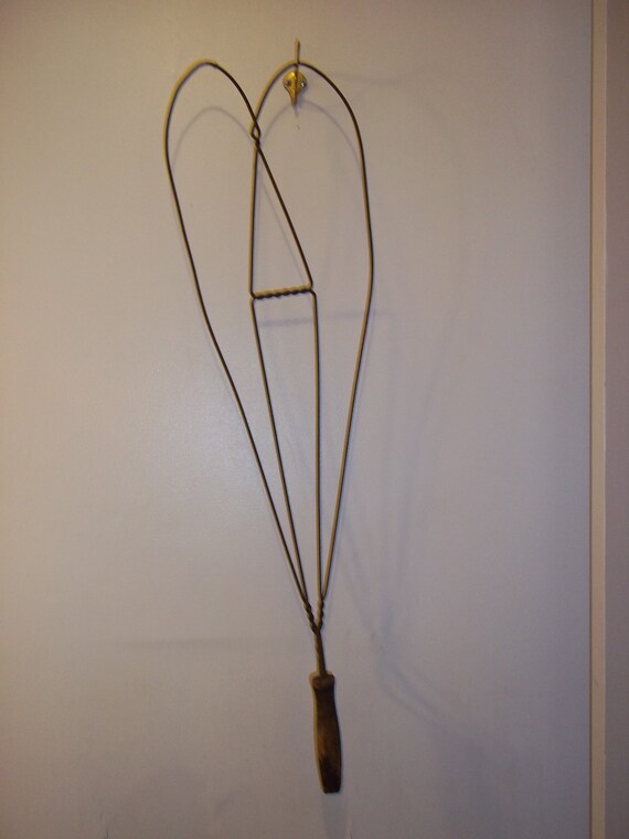 Antique Victorian Era twisted wire Rug Beater by fromanotherday