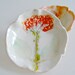 Small Plate Set, Tapas plate set, with Hydrangea flower, for tapas and appetizers, trinkets and soap
