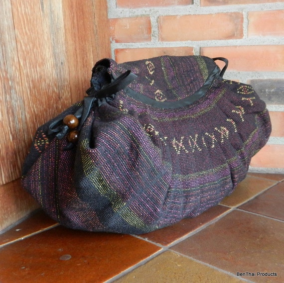 woven fabric handbags