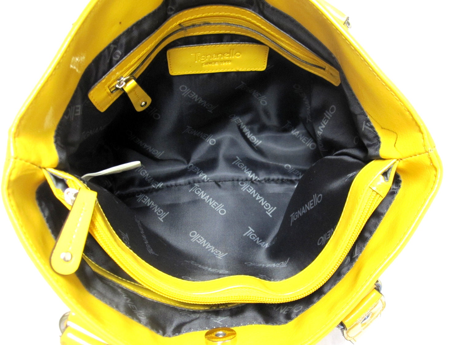 tignanello yellow purse