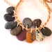 Beach Stone Pebble Beads with Open Jump Rings - RAW MIX by StoneAlone - Beach Stone Jewelry Supplies, Natural Rock Beads
