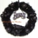 Beware of the Raven Feather Wreath