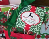 Printable Personalized Christmas Gift Tags - Reindeer Silhouette Rodeo Drive Collection Il_170x135