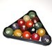 RESERVED FOR JOANN - Clay Billiard Balls, Vintage Pool Balls, All Solids, Pool Room Decor, Parlor, Game Room, Billiard Room, Sports Decor