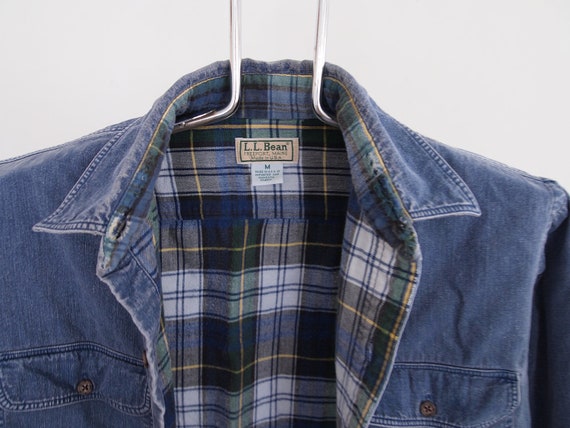 ll bean jean shirt