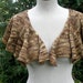 Autumn Shawl, hand knit