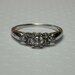 Vintage 10K Gold CZ Ring
