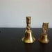 Vintage brass bells 2 owls