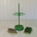 Reserved for Wifus - Tall Vintage Cast Iron Floral Frog - 1