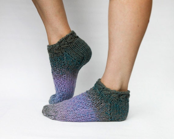 Wool Ankle Socks Womens Knitted Slippers Home Socks Gift