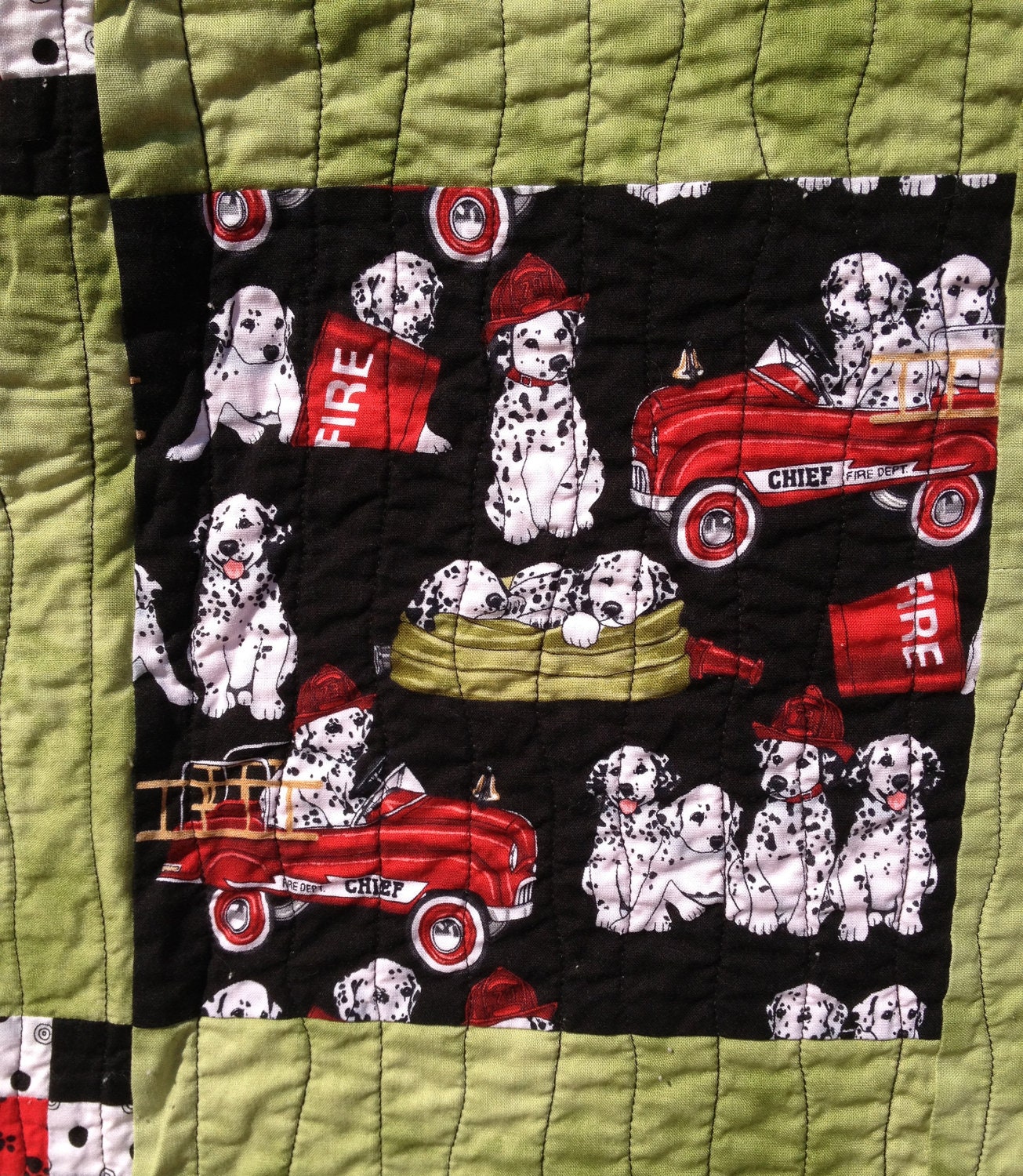 FIrefighter quilt 49 x 60