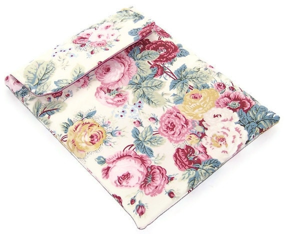 Ipad Cover COUNTRY ROSES by WhimsyWooDesigns on Etsy