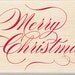 Inkadinkado - Holiday Collection Wood Mounted Stamps - MERRY CHRISTMAS