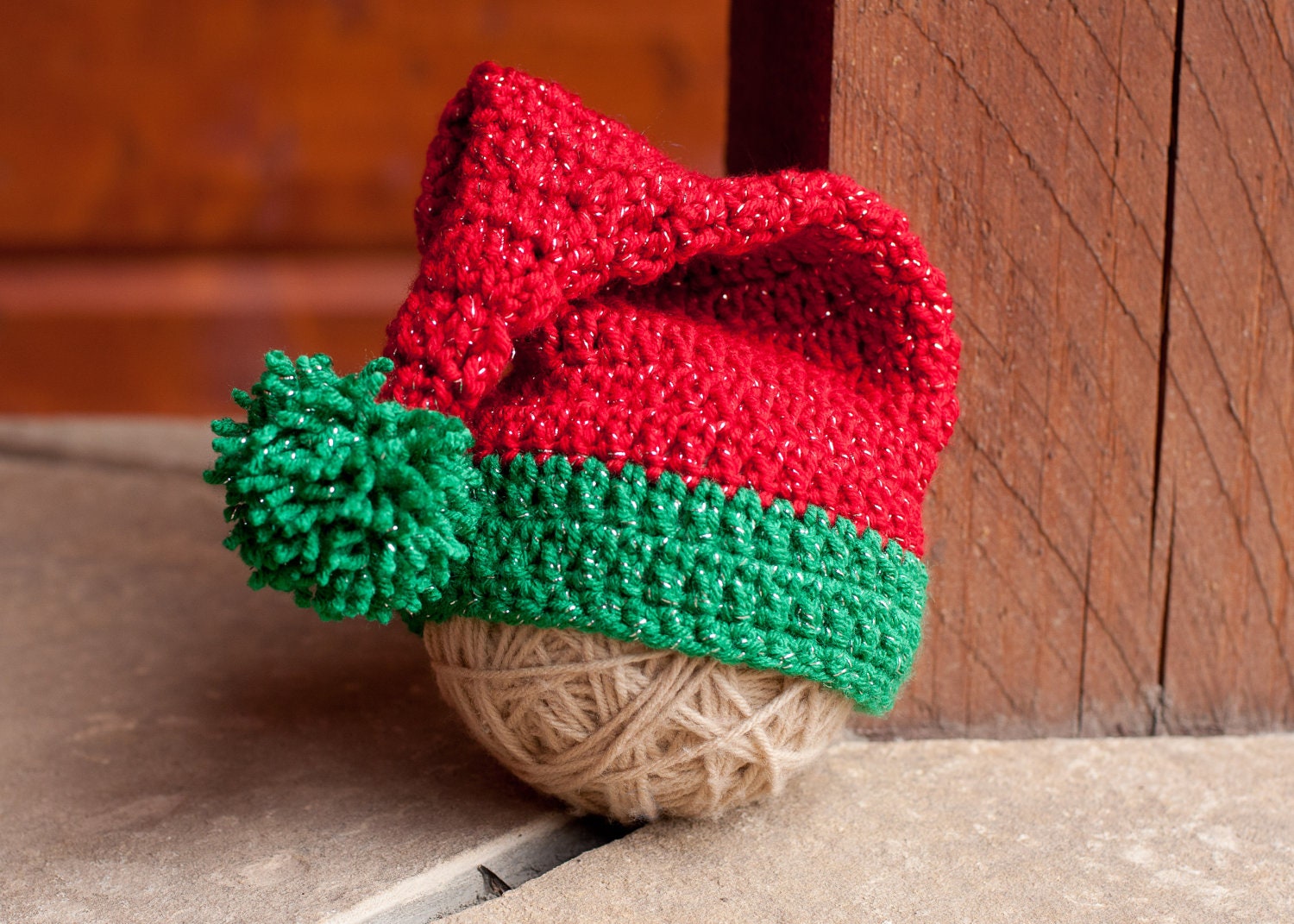 CROCHET PATTERN Santa/Elf Hat by SweetDecemberDesign on Etsy