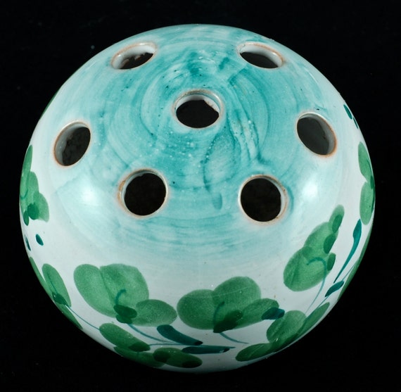 Vintage Italian Ceramic Flower Frog/Vase