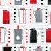 SALE - Metro Café - licorice by Suzy Ultman from Robert Kaufman - 1 yard
