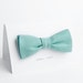 Mint bow tie - double sided