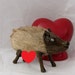 Vintage Handmade Small Pig Showing off his Kibbles and Bits - He's an Ugly Spud and Proud of it