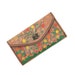 RESERVED FOR: TheLotusHeart Vintage 1970's Leather Hand Tooled & Dyed Floral Mushroom Wallet
