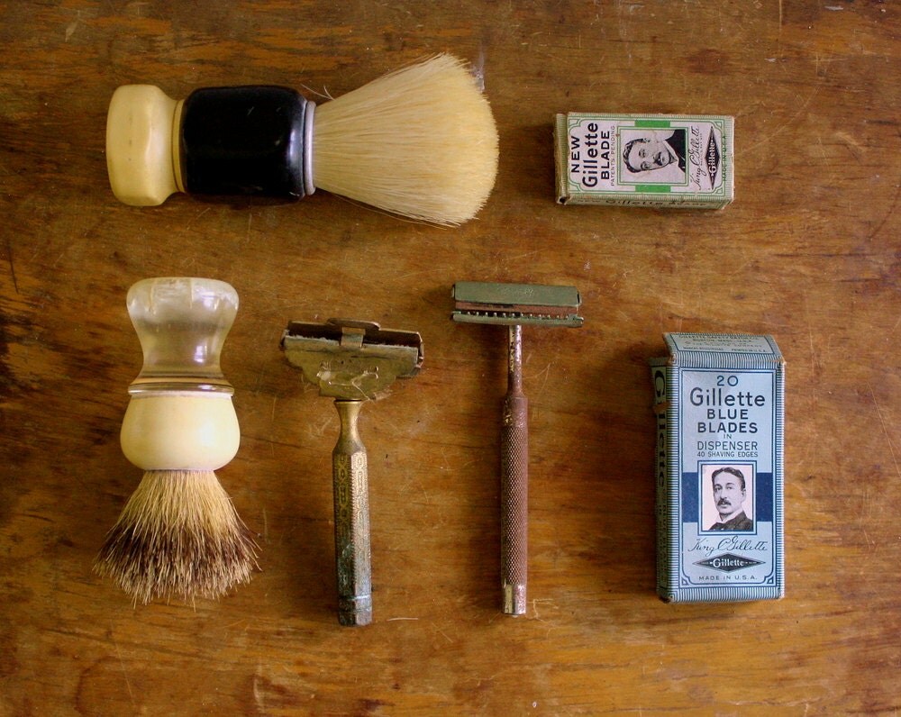 Vintage Shaving Kit Collection