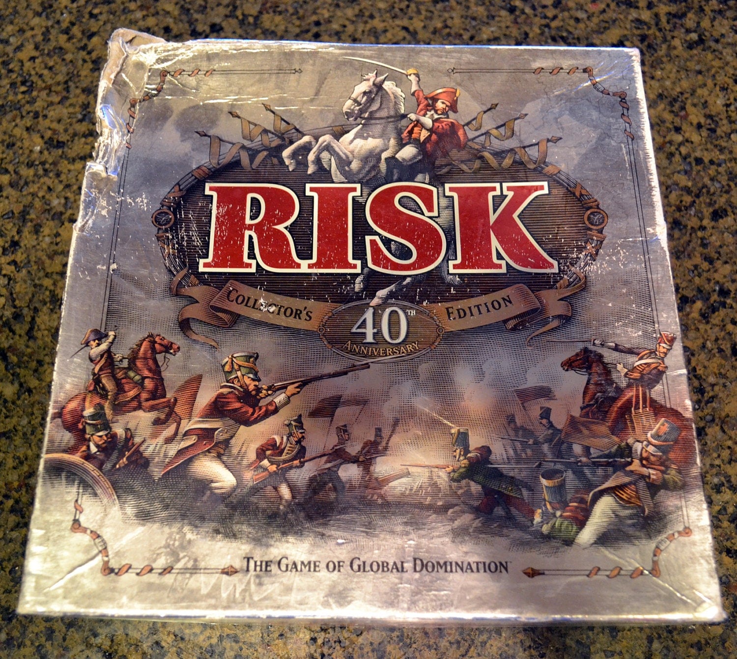 Risk 40th Anniversary Game Metal Game Pieces All game pieces