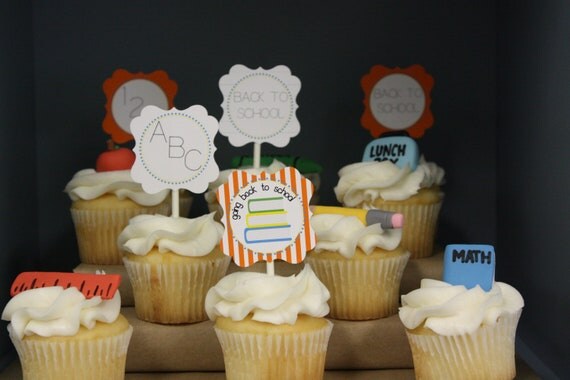 CUSTOM Toppers - Back to School Party Collection - BellaGrey Designs Il_570xn