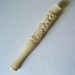 Reserved for Michelle Vintage Carved Bone Cigarette Holder Dragon Style