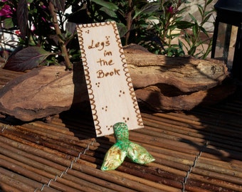 Green Mermaid BookMark- Legs in Your Book