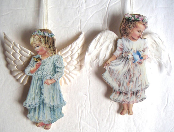 Vintage Angel Ornaments. Bradford EditionChristmas