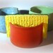 Pottery Sponge Holder, Ceramic Sponge Holder, Orange