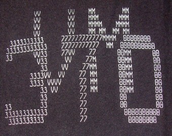 Vintage 80s VM 370 Operating System Black T Shirt RARE