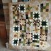 Chocolate Cream Stars TV Quilt 53 by 63 inch