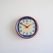 Vintage wall clock made by Glamour Transistor Spain from the 60's, decoration only
