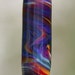 Whirl of Flames Handmade Lampworked Glass Bead OOAK