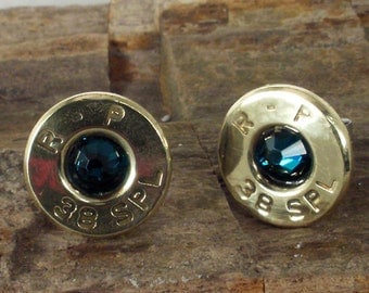 Bullet Earrings May Birthstone Emerald Ultra Thin