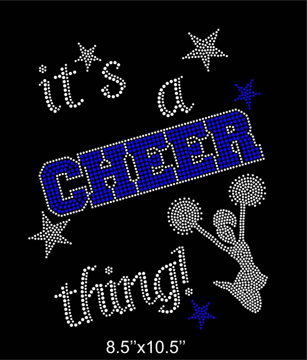 Items similar to Rhinestone Iron On CHEER Rhinestone Transfers on Etsy