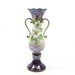 Purple Vase Lusterware White Flowers Vintage Purple and Lavender with Dogwood Flowers