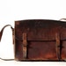 Amazing old real leather French POSTMAN WORKBAG - embossed PTT Shabby Chic