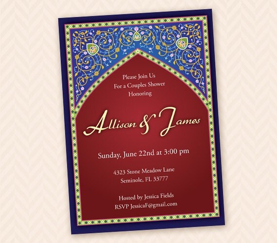 Moroccan Inspired Invitations 10