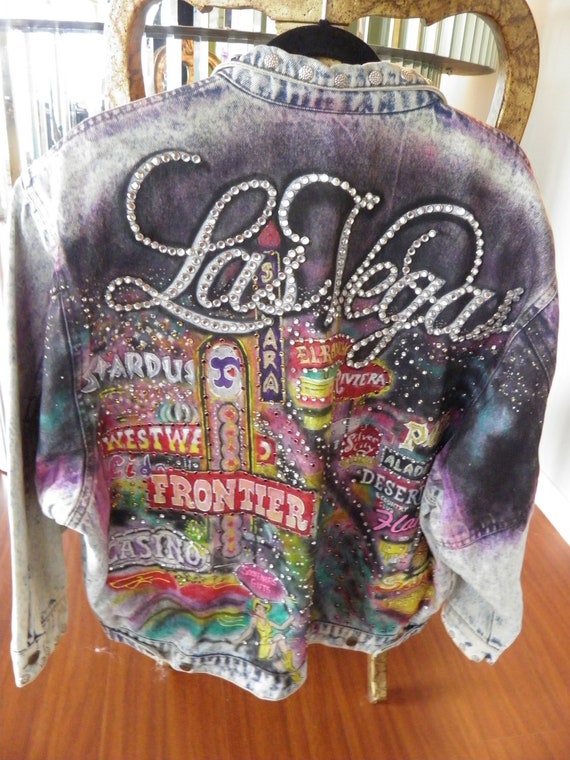 Tony Alamo Original Rhinestone Denim Jacket Las Vegas