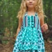 Girls Sewing Pattern Dress - pdf pattern - Apron Dress, 12 months to 10 years of age