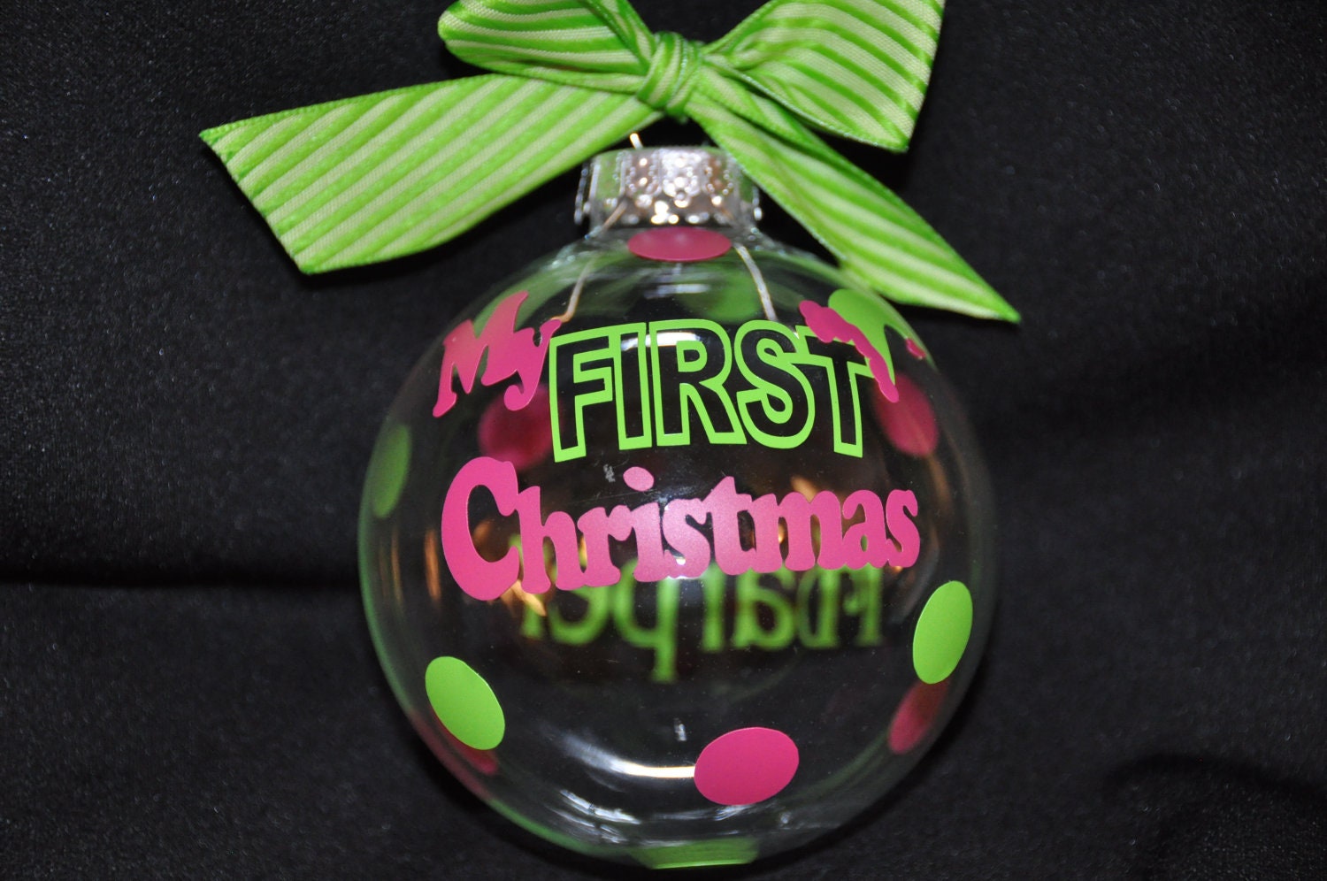 my first christmas personalized ornament by makeitmydesign my first christmas personalized ornament by makeitmydesign