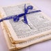 Vintage Illustrated Dictionary Pages-- 100 Pages for Collage Mixed Media Art Projects, 7 x 9 1/2 inches